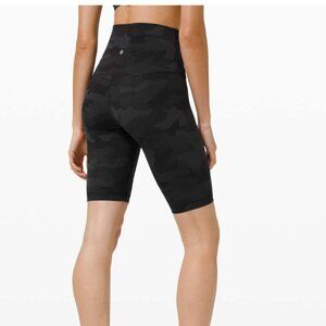 Lululemon Align Super High Rise Short *10" Heritage 365 Camo Deep Coal Multi